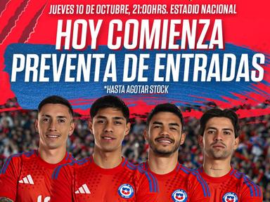 ¡Comienza la preventa de entradas para partido entre La Roja y Brasil!