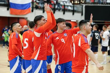 Chile escala 31 puestos en el ranking mundial de futsal y se ubica en la 60ª posición