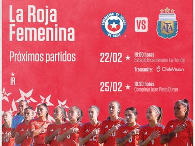 La Roja Femenina recibirá a Argentina en la próxima fecha FIFA