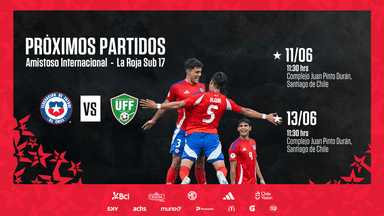 ¡La Selección Chilena Sub-17 enfrentará a Uzbekistán para preparar la Copa Mundial de la FIFA Sub-17 Qatar 2025!