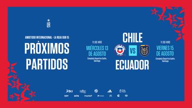 ¡La Roja Sub-15 enfrentará a Ecuador en su preparación pre CONMEBOL Sudamericano!