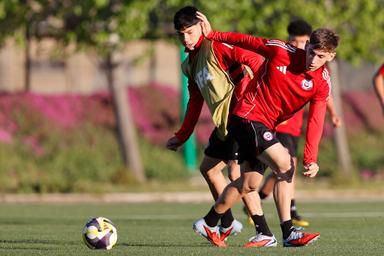 La Roja Sub-20 se prepara para enfrentar a Egipto